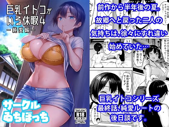 巨乳イトコがいる休暇 総集編 サンプル画像