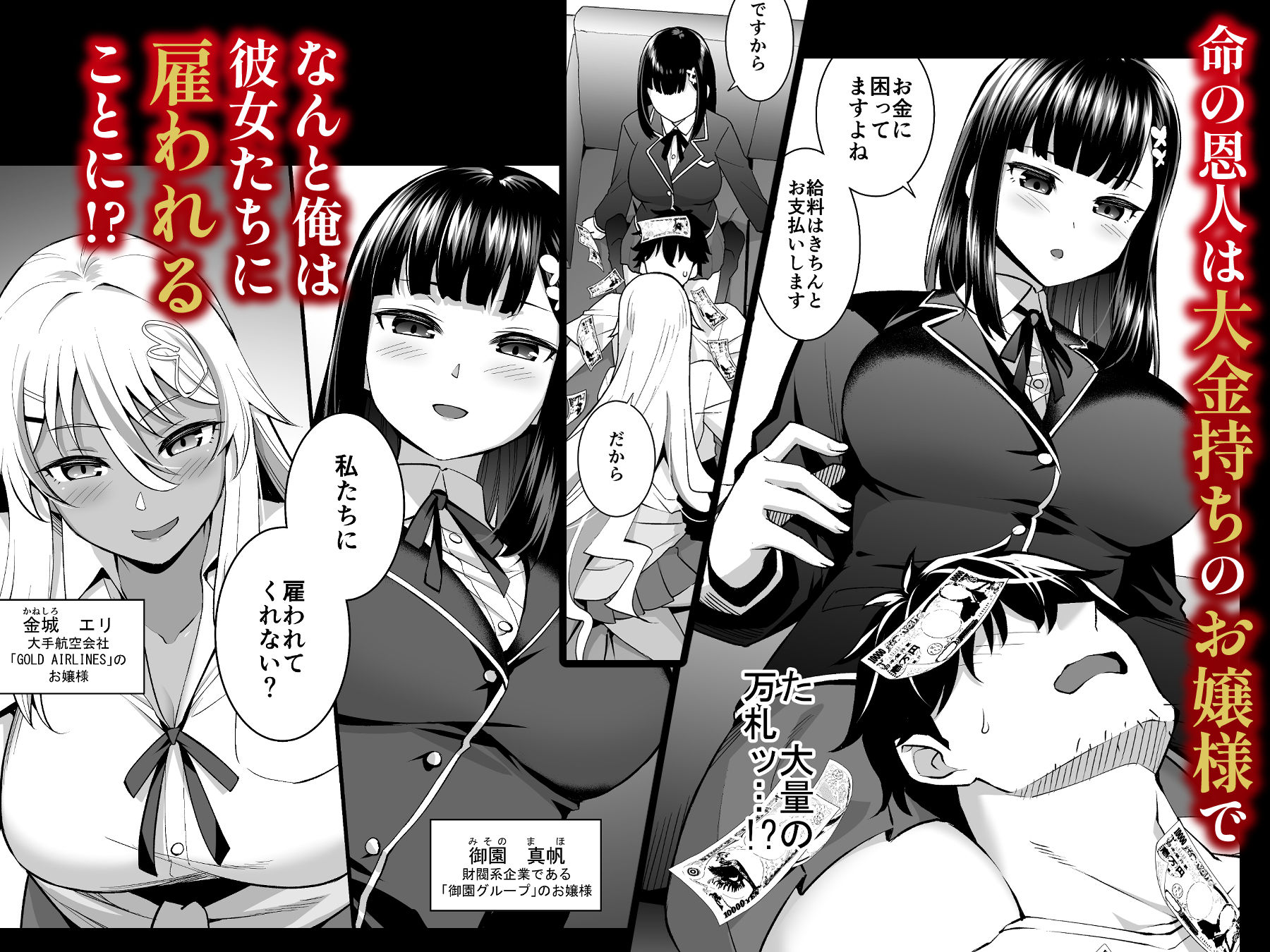 ビッチお嬢様の雇われペット〜無職の俺がセフレ契約する話〜 サンプル画像