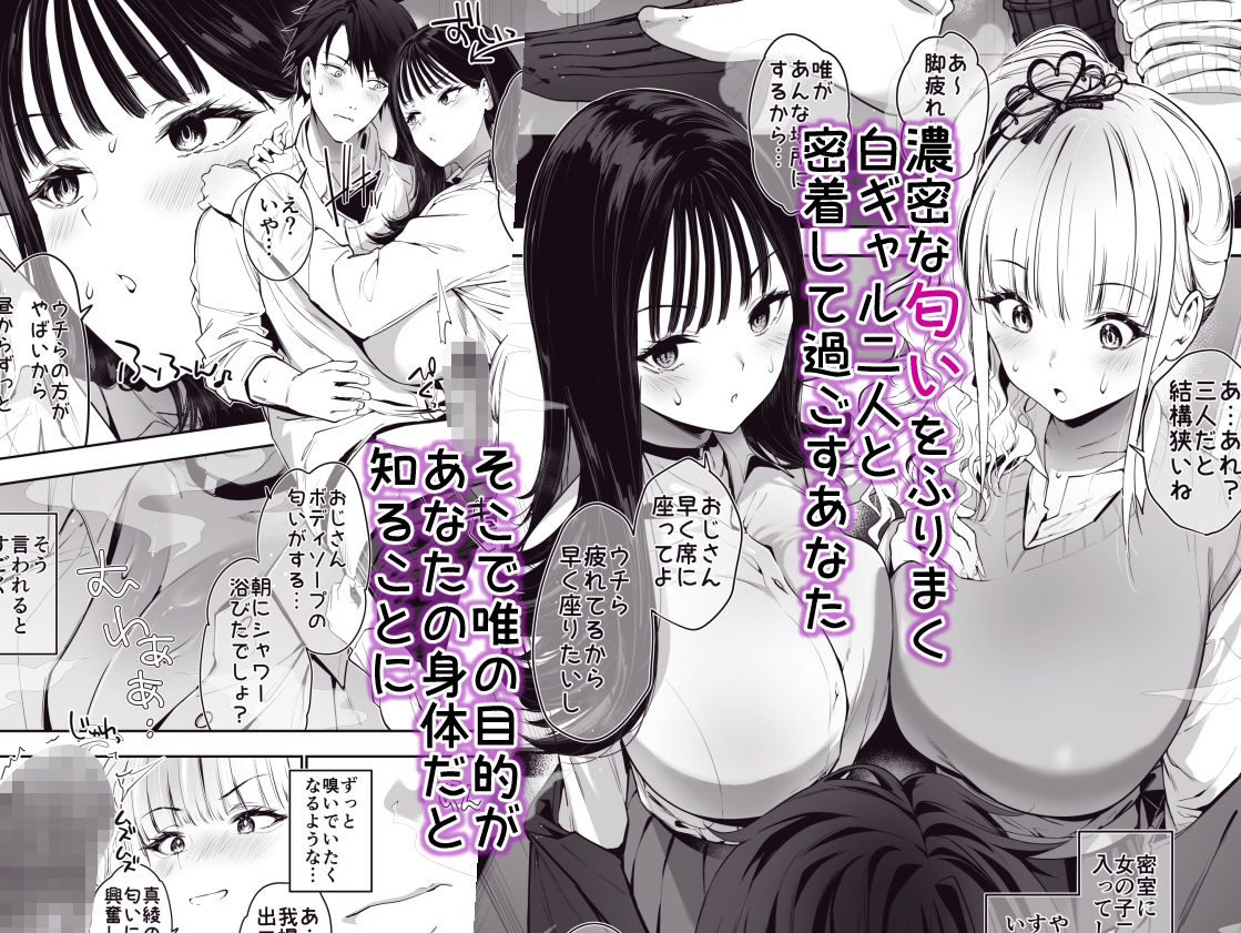 街で出会ったデカ乳白ギャル達には濃密種付けHされたい秘密の理由がある サンプル画像