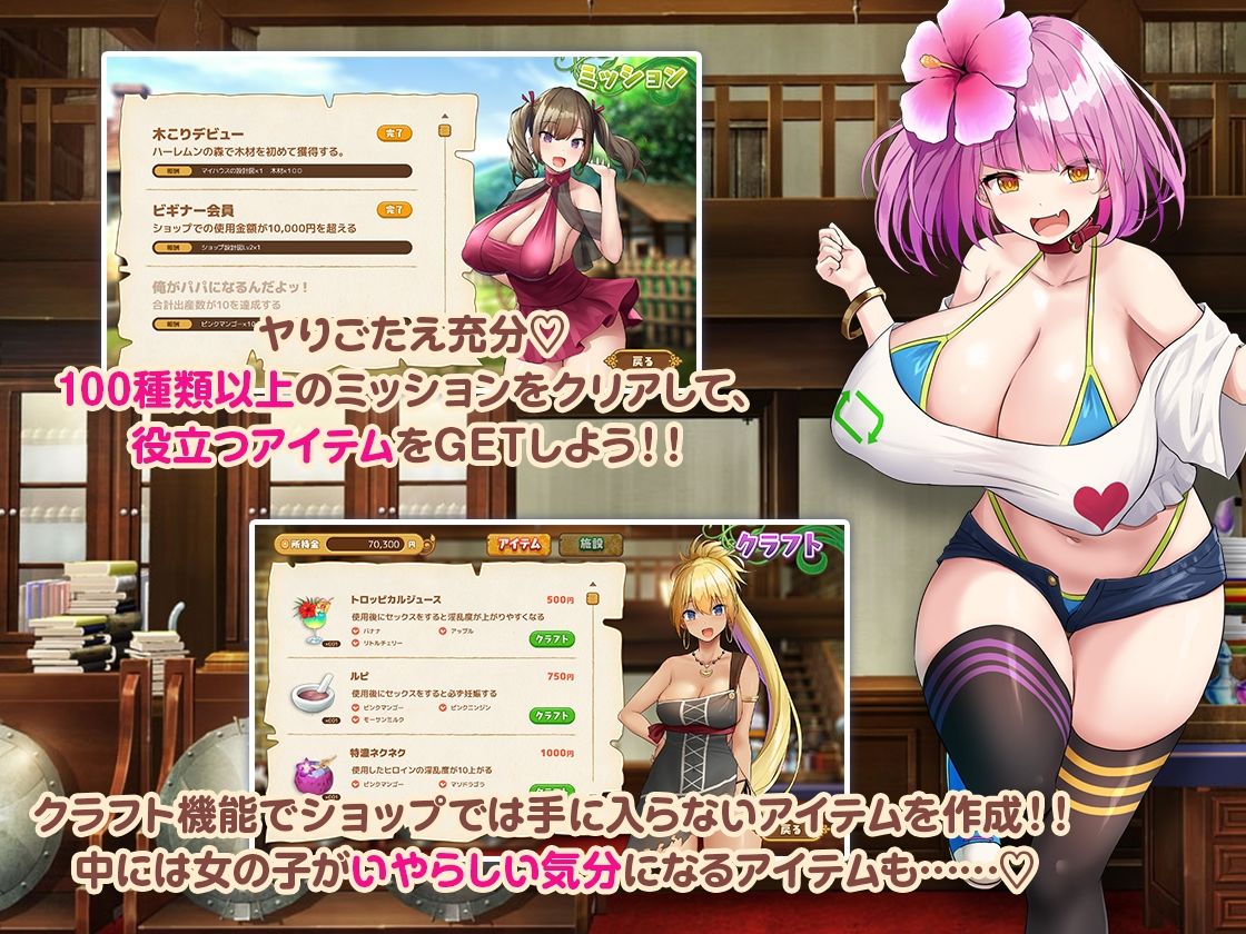 ハーレム島へようこそ！ サンプル画像