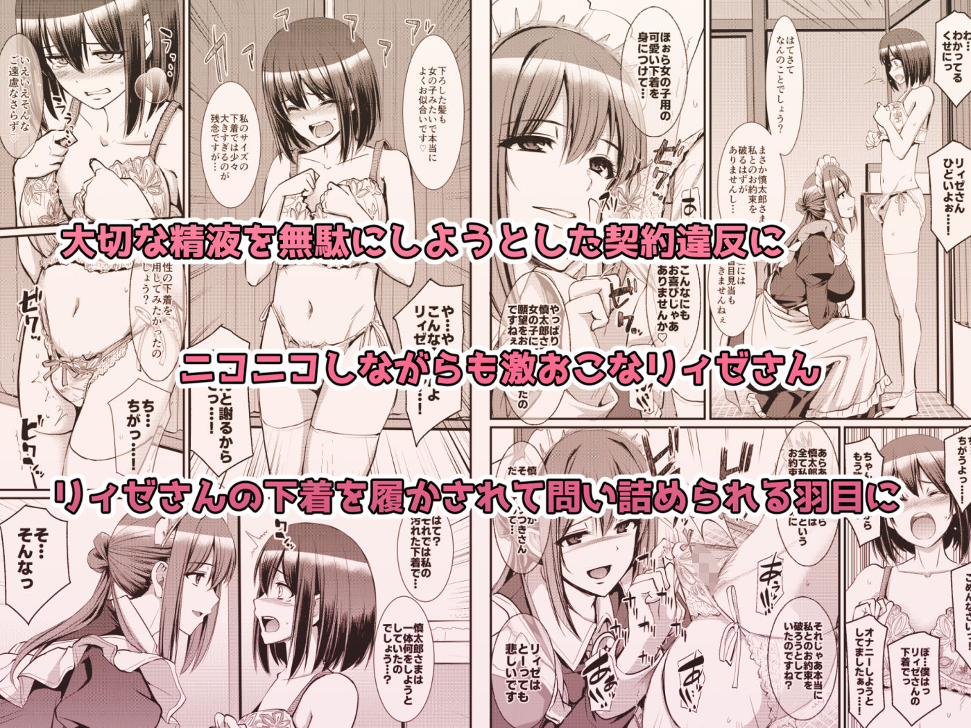 あまあまサキュバスメイドリィゼさん2 サンプル画像