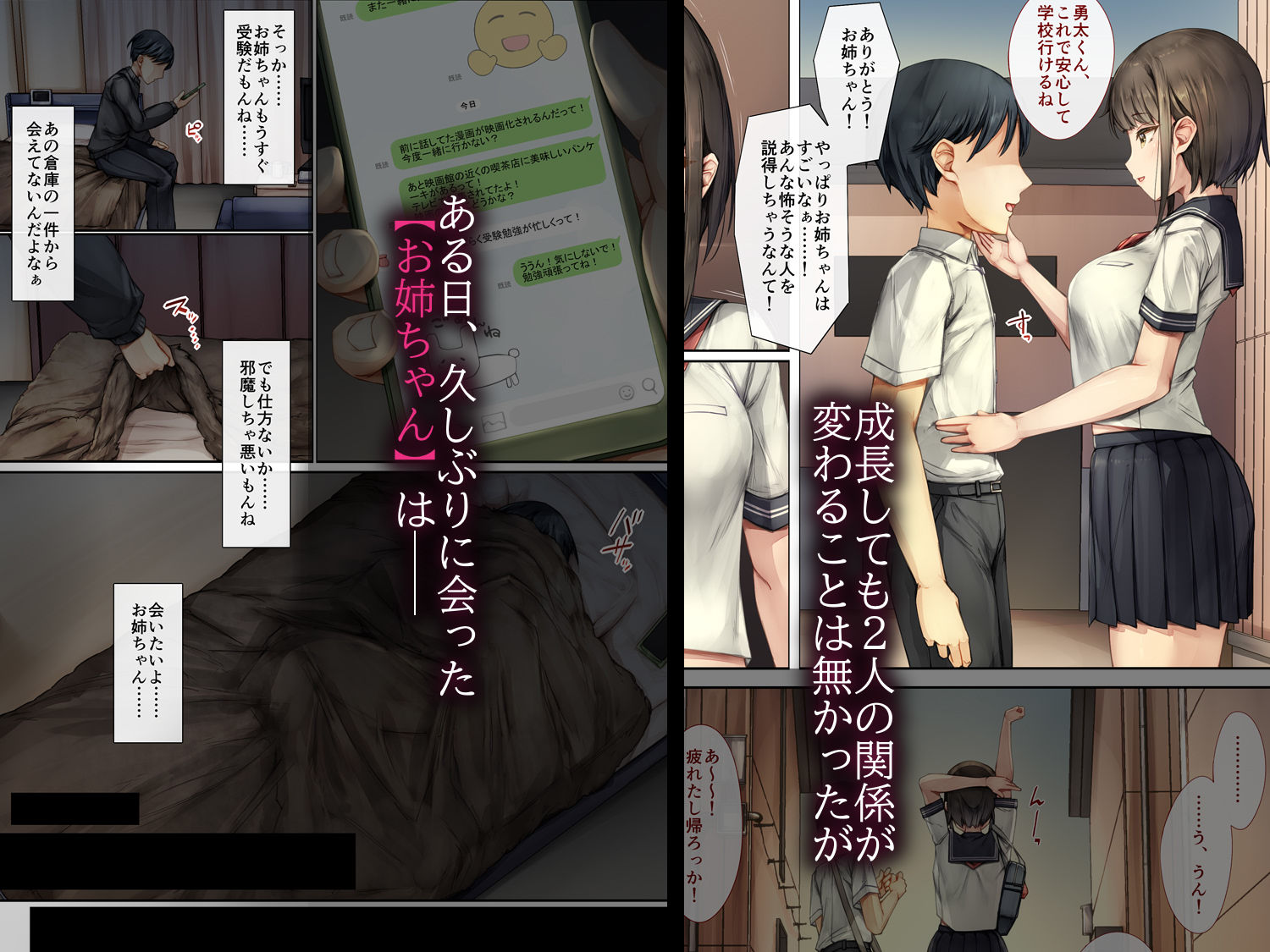 メス堕ちお姉ちゃん〜いつも守ってくれた男勝りなお姉ちゃんは今日も先輩に抱かれてオンナになる〜 サンプル画像