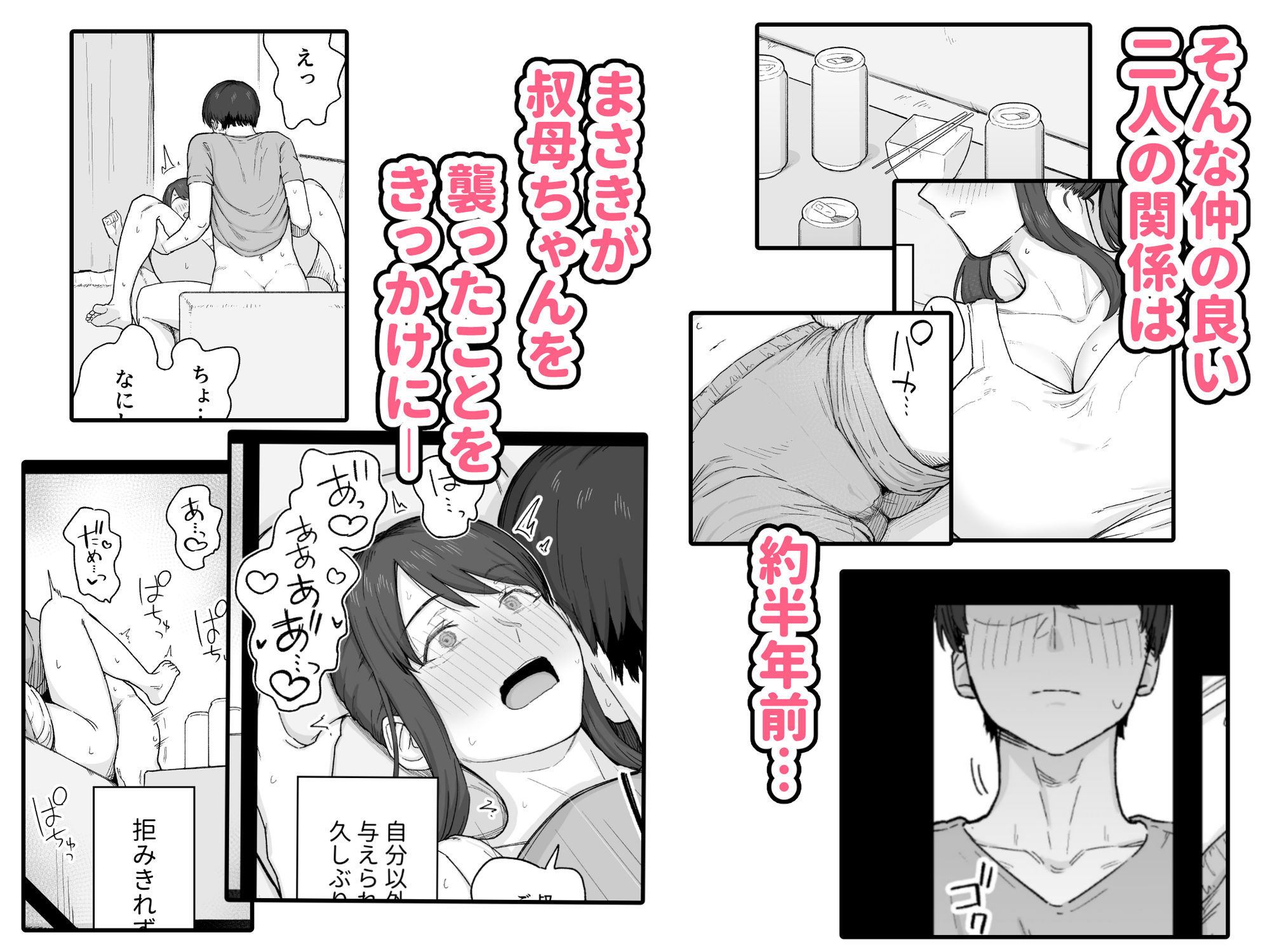 夕飯のあとは叔母ちゃんと… サンプル画像