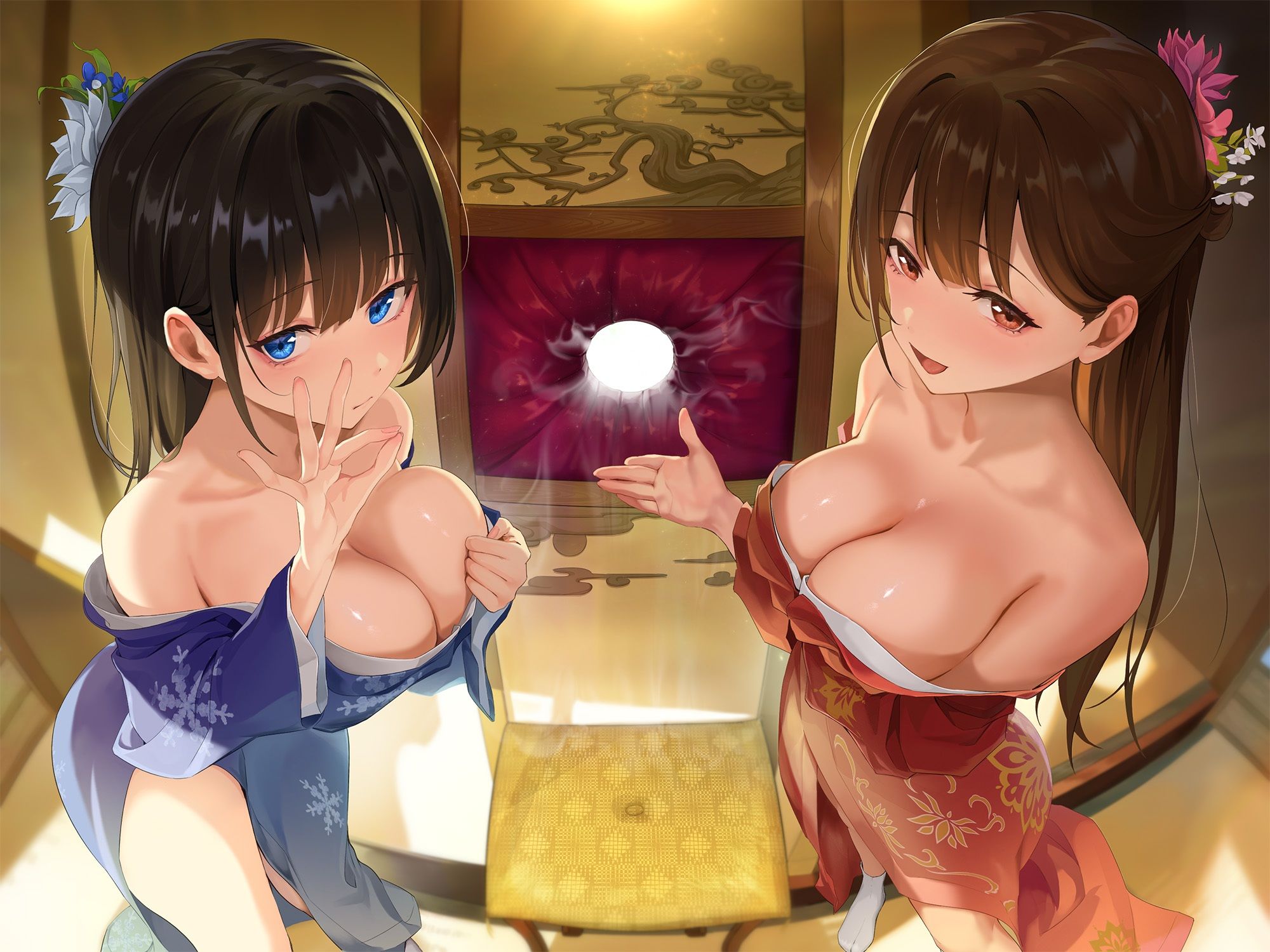 【全編ぐっぽり極深耳奥舐め】壁穴耳舐め専門「耳犯し亭」へようこそ〜耳奥舐めに特化したドスケベ耳舐め嬢×2による極上耳奥舐め性感サービス〜 サンプル画像