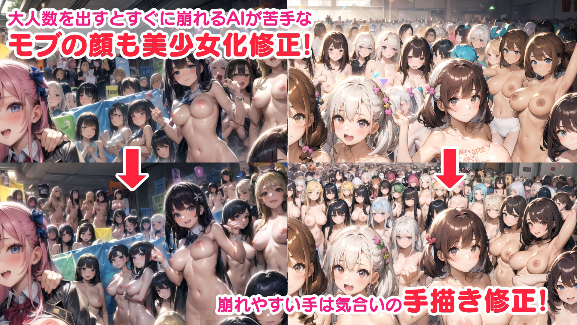 超ハーレム肉便女学園育成授業〜この世全ての美少女はご主人様に子宮も人権も捧げます(ハート)〜 サンプル画像