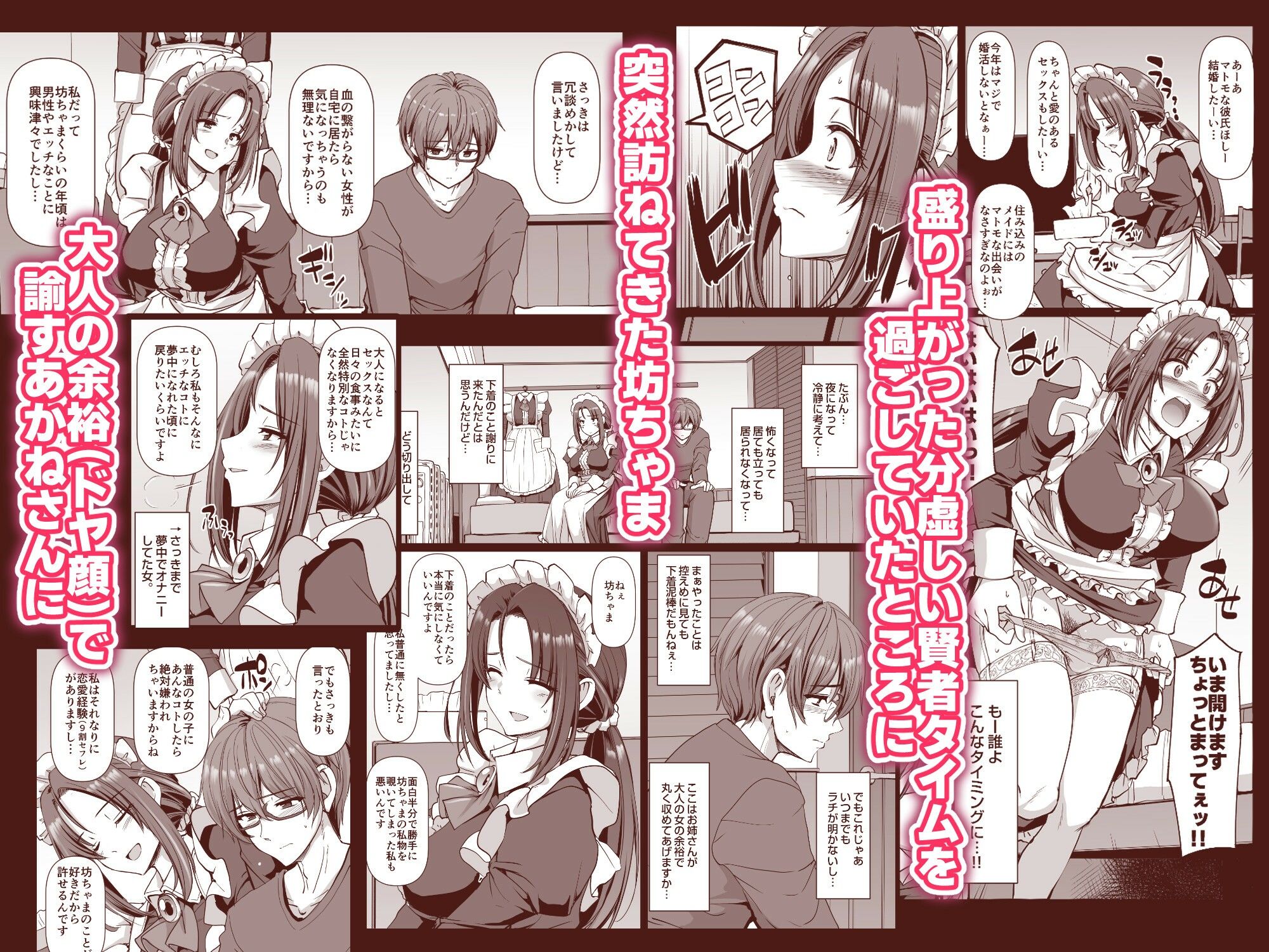 ポンコツ独身メイドあかねさん(28) サンプル画像