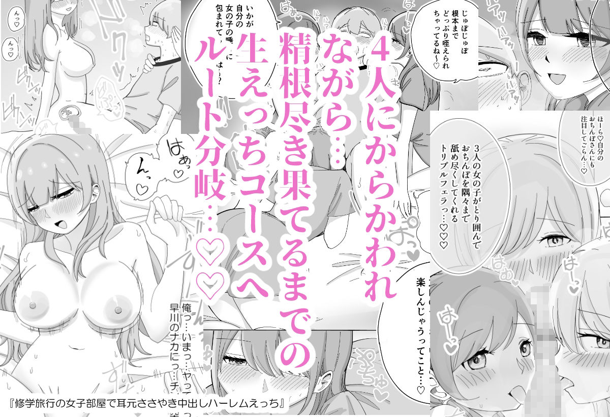 【総集編】ハーレムえっち修学旅行 サンプル画像