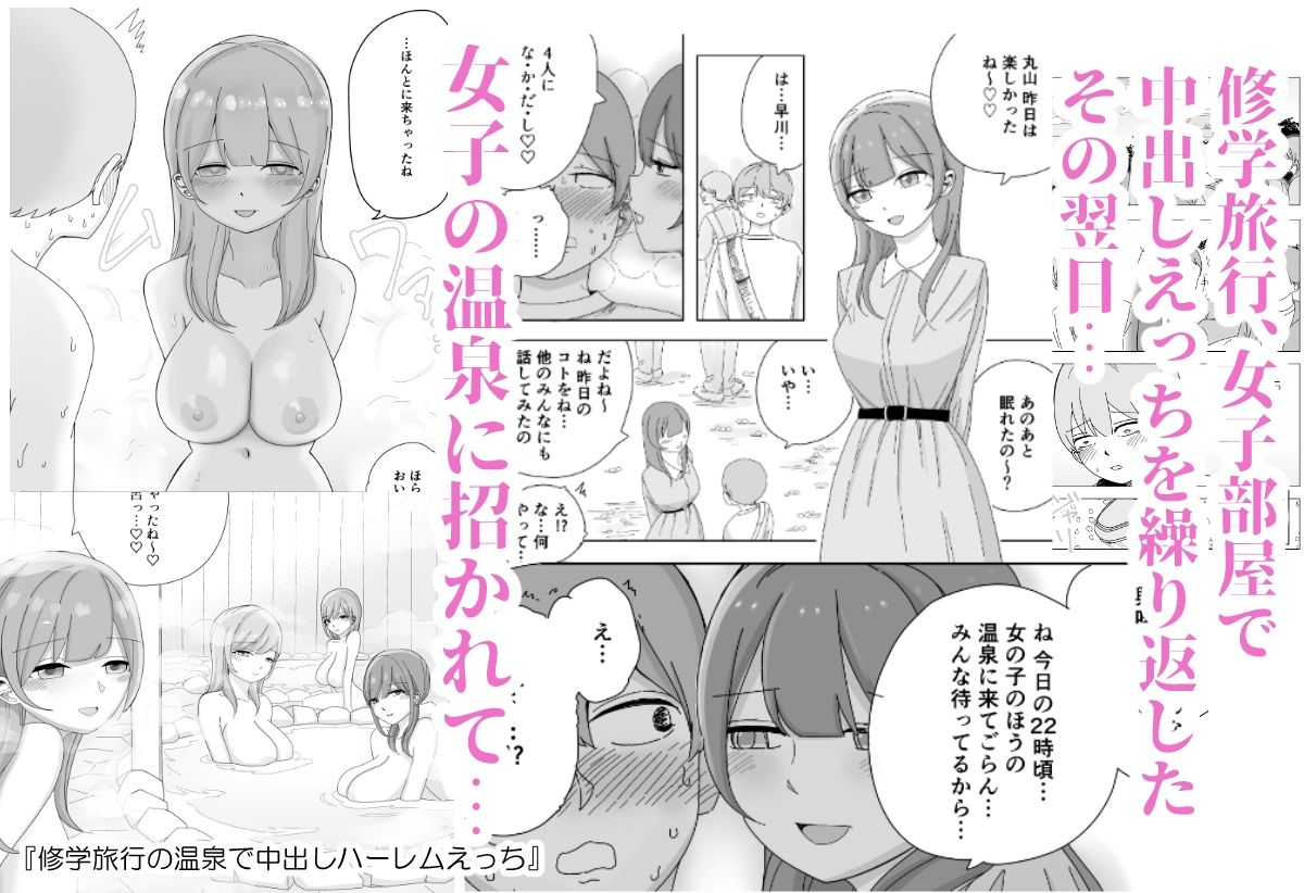 【総集編】ハーレムえっち修学旅行 サンプル画像