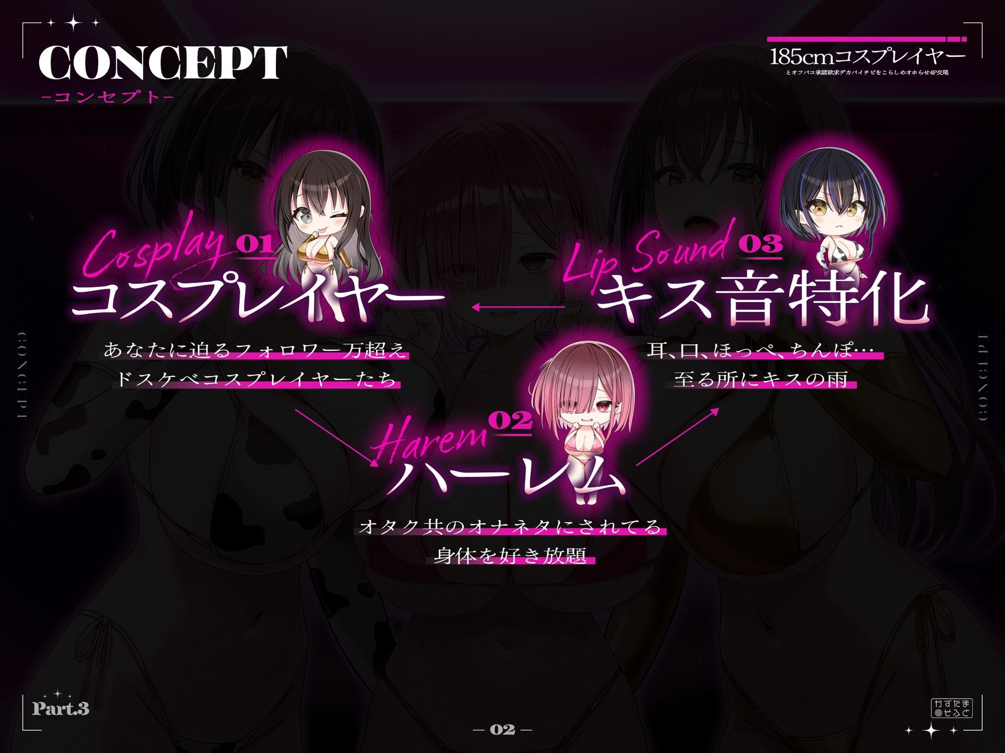 【2026年】2周年記念110円ASMRの感想！3時間半キス音特化レビュー サンプル画像