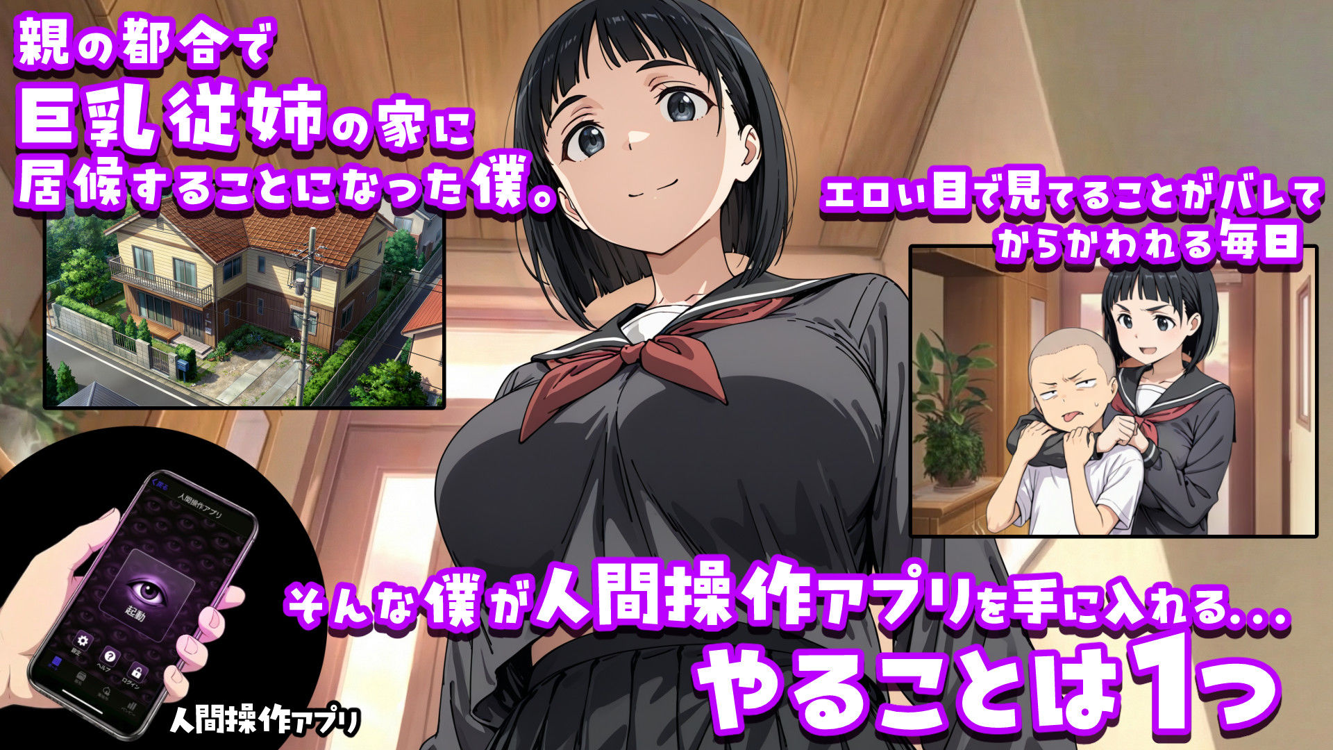 【2026年最新】人間操作アプリで巨乳従姉を攻略!おすすめレビュー サンプル画像